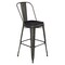 Flash Furniture Copper Metal Stool with Black Poly Seat ET-3534-30-COP-PL1B-GG - alternate 3